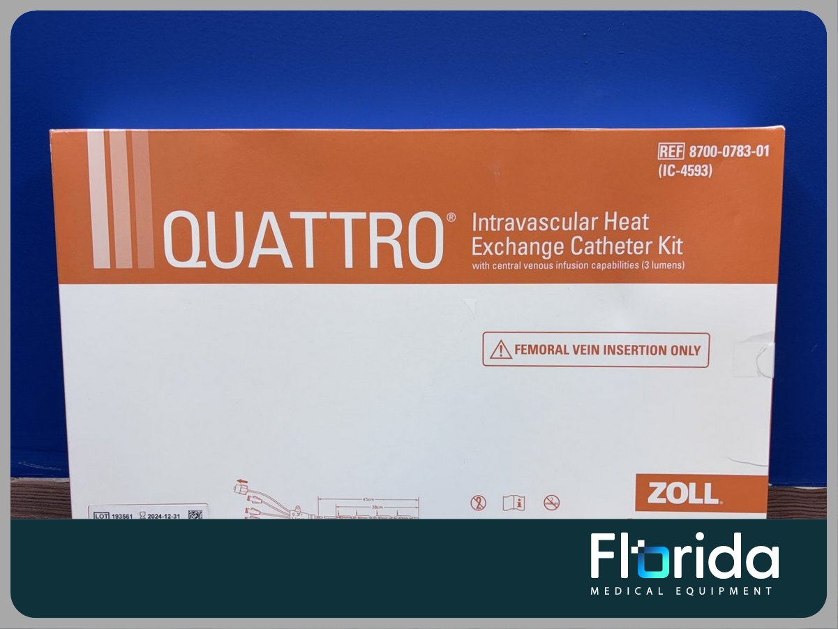 ZOLL 8700-0783-01 QUATTRO INTRAVASCULAR HEAT EXCHANGE CATHETER KIT